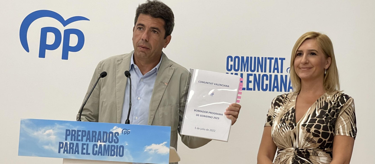 El líder del Partido Popular de la Comunidad Valenciana, Carlos Mazón