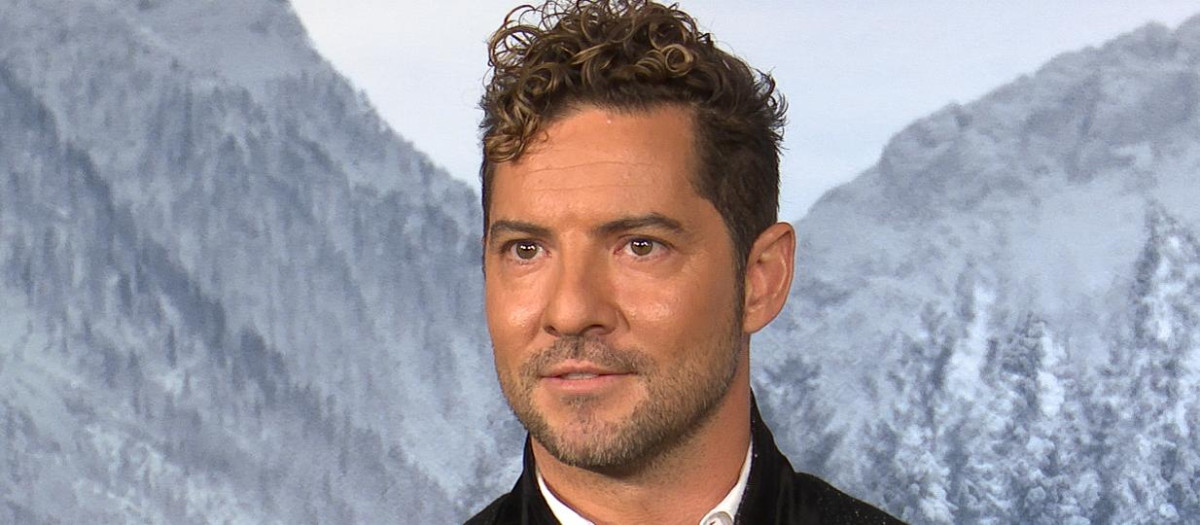 David Bisbal during song presentation of Frozen 2 movie in Madrid on Monday, 11 November 2019.