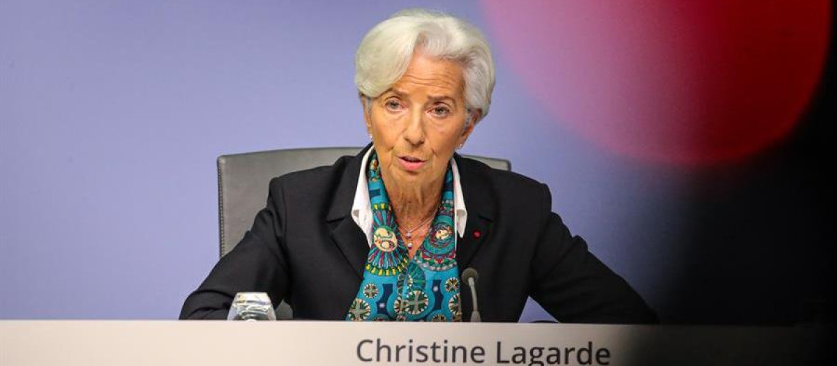 La presidenta del BCE, Christine Lagarde