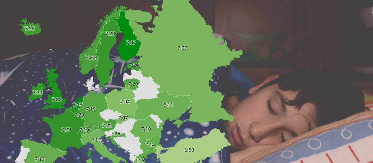 Los españoles duermen siete horas y trece minutos de media al día, según SleepCycle