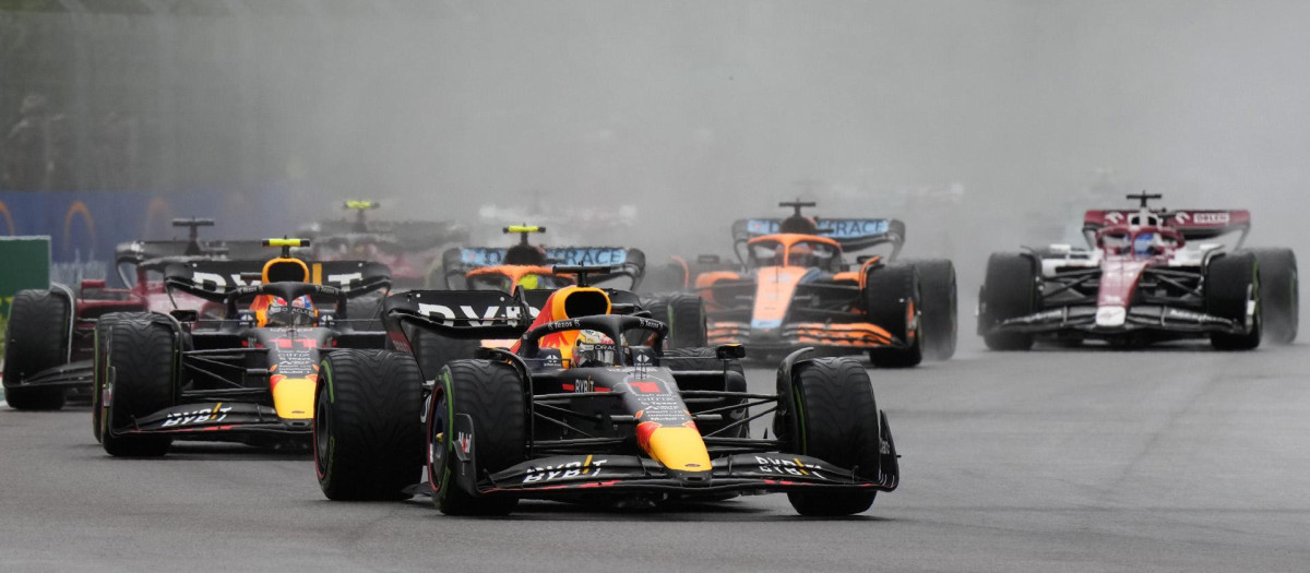 Imagen del GP de Emilia-Romagna, la anterior cita que acogió una carrera al sprint