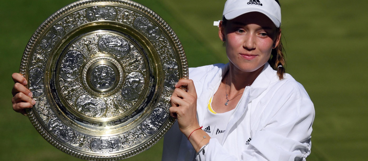 Elena Rybakina, rusa nacionalizada kazaja, campeona de Wimbledon