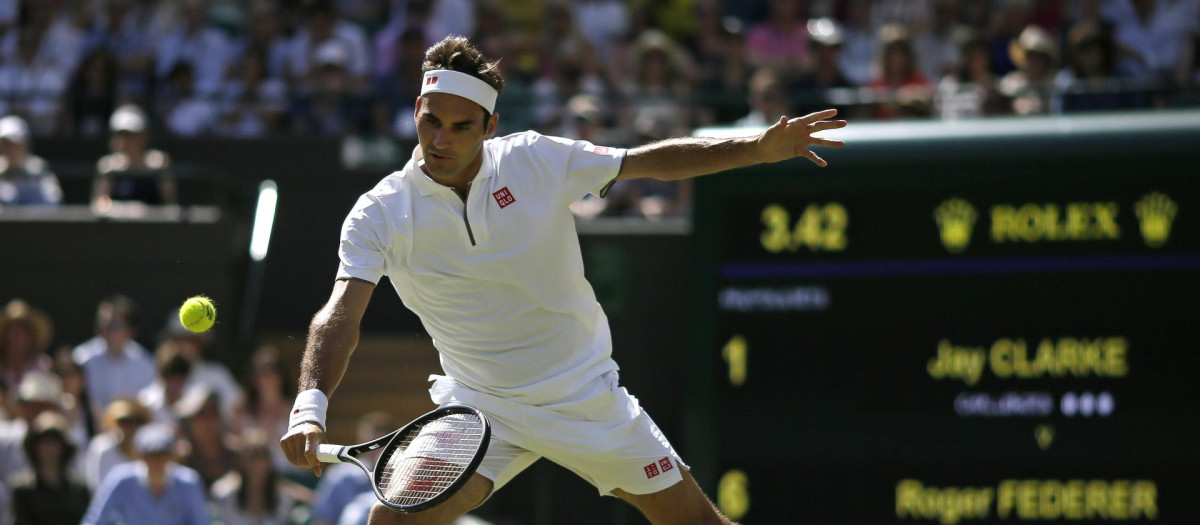 Federer en Wimbledon 2019