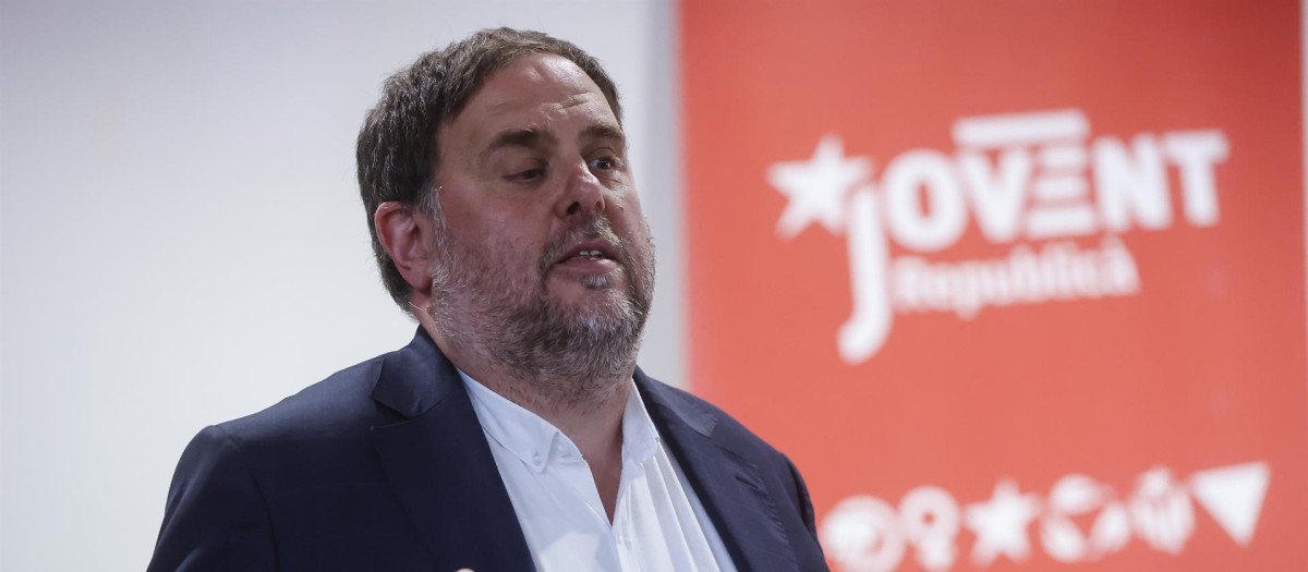 El presidente de ERC, Oriol Junqueras.