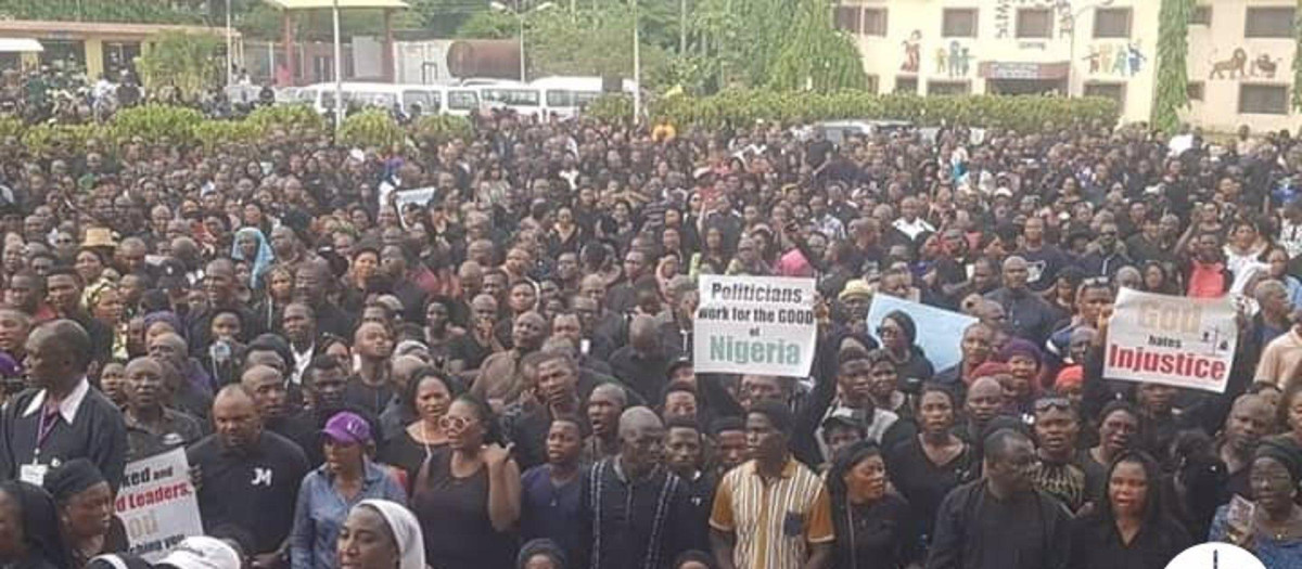 Protesta en Abuja por los ataques, asesinatos y secuestros de cristianos en Nigeria
ESPAÑA EUROPA SOCIEDAD MADRID
ACN