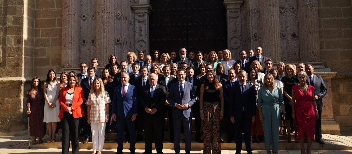 Los 58 parlamentarios andaluces