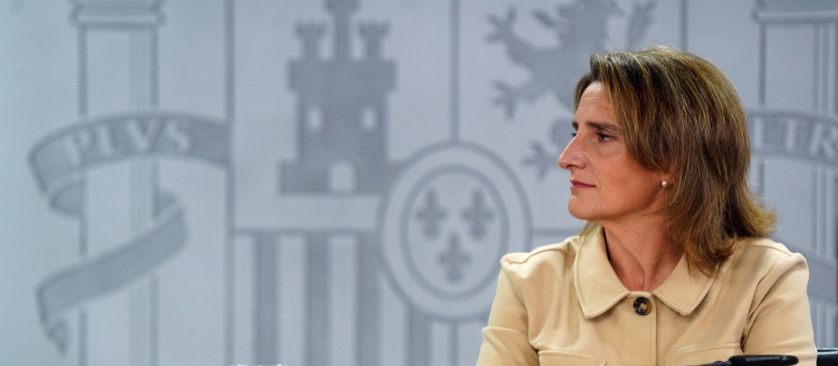 La vicepresidenta tercera y ministra para la Transición Ecológica y el Reto Demográfico, Teresa Ribera
