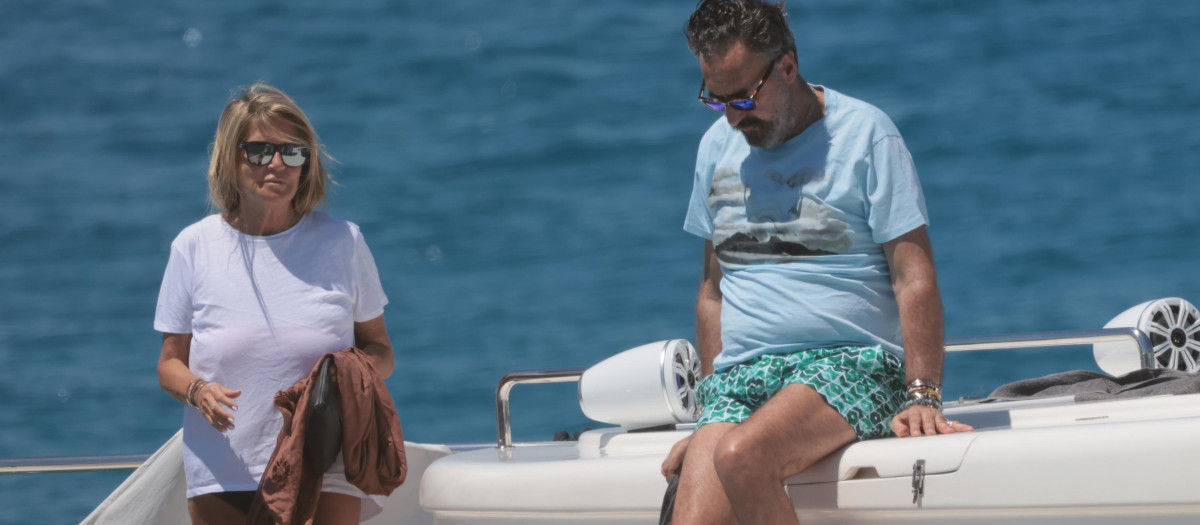 Jaime de Marichalar and Susana Uribarri on holidays in Formentera, 15 july 2022
