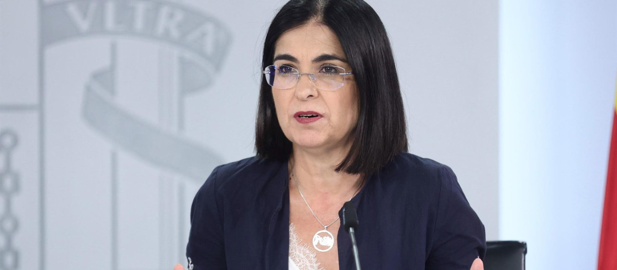 La ministra de Sanidad, Carolina Darias