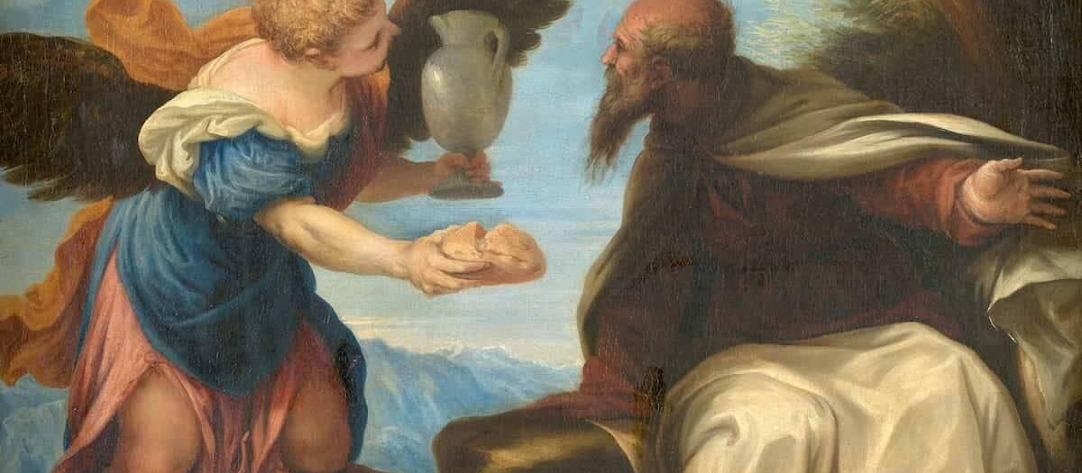'El profeta Elías y el ángel', de juan de Frías y Escalante
