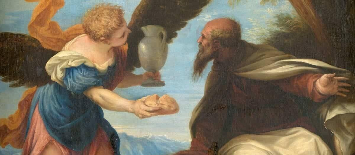 'El profeta Elías y el ángel', de juan de Frías y Escalante