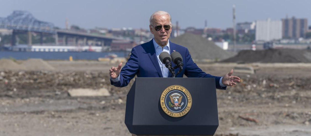 Joe Biden, acompañado por el presidente de Iberdrola, Ignacio Galán, ha visitado una de las instalaciones que forman parte del plan de la filial cotizada de Iberdrola