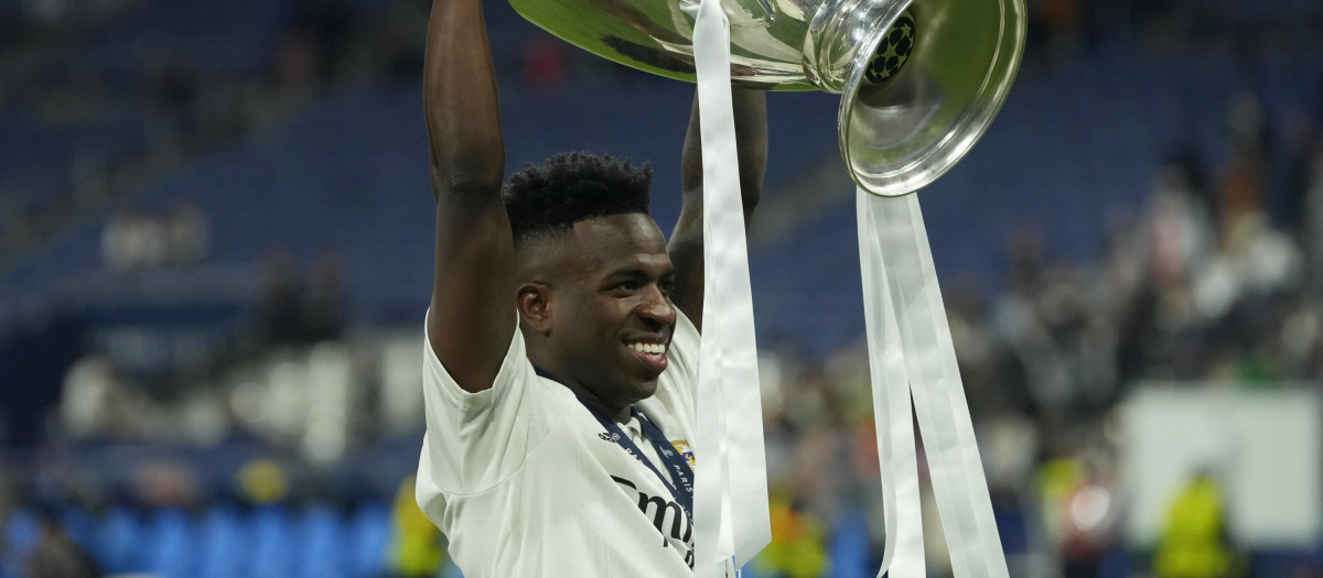 Vinícius Júnior, campeón de la UEFA Champions League con el Real Madrid