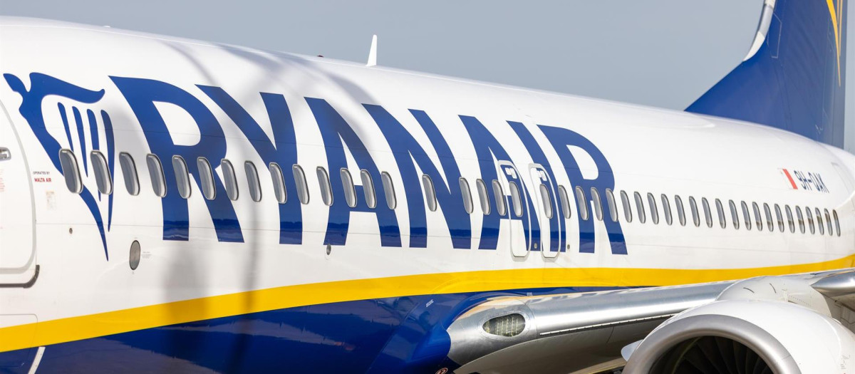 Avión de Ryanair