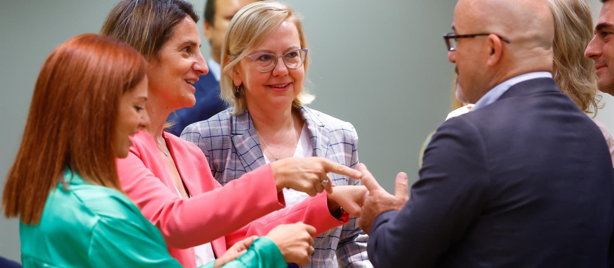 Los ministros de Energía europeos, antes del inicio de la Cumbre en Luxemburgo