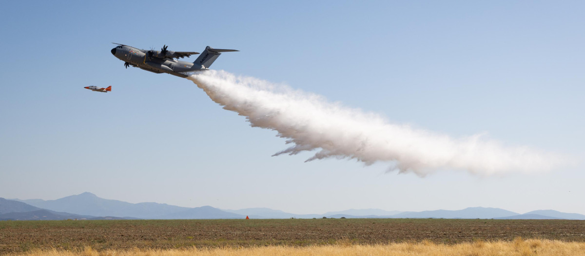 El A400M ha sido probado en España por parte del Ala 43 del Ejército del Aire