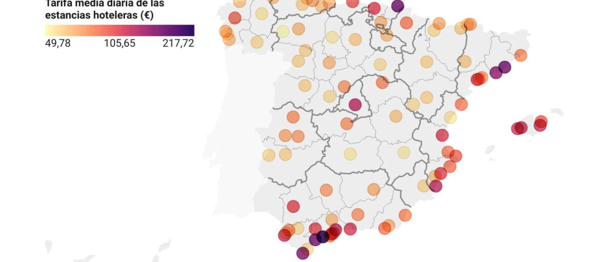 Ponferrada, Ciudad Real y Albacete son las ciudades con los hoteles más baratos de España