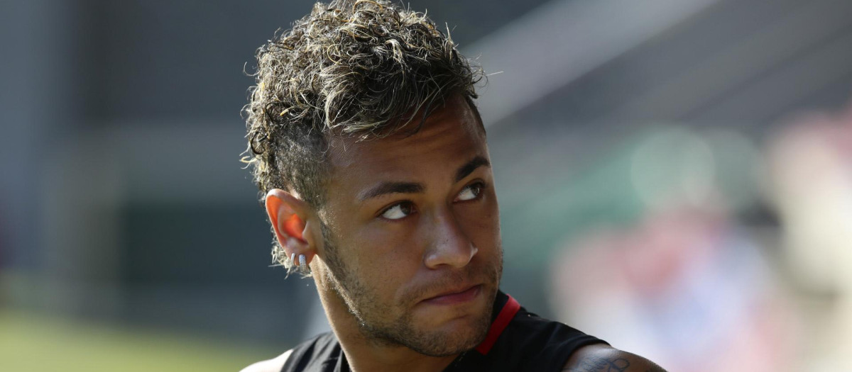 Neymar, durante su etapa en el FC Barcelona