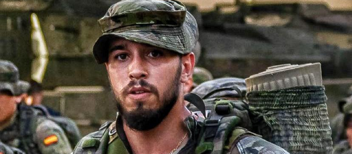 Imagen del soldado Carbonero, destinado en el Regimiento de Infantería “Asturias” nº 31 de la Brigada “Guadarrama” XII