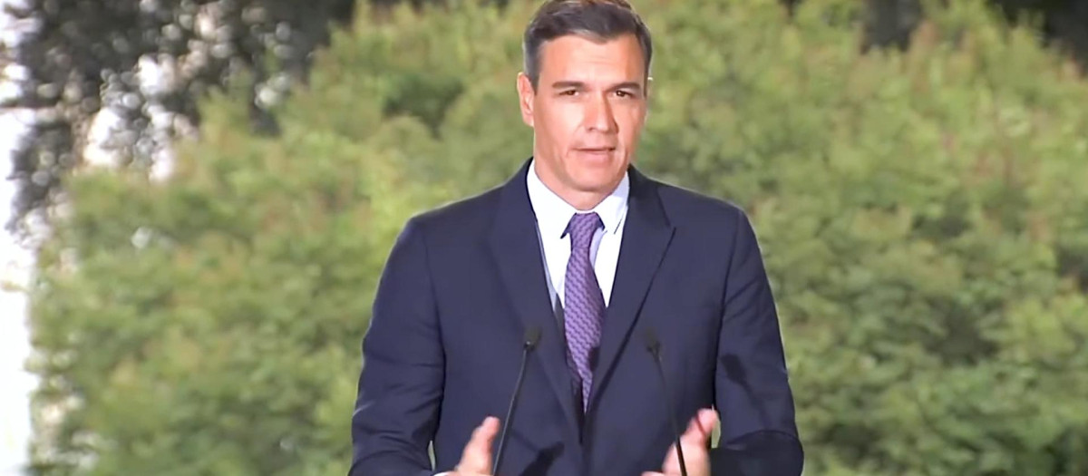 Imagen del presidente del Gobierno, Pedro Sánchez