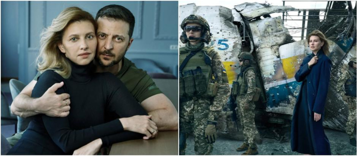 El matrimonio Zelensky