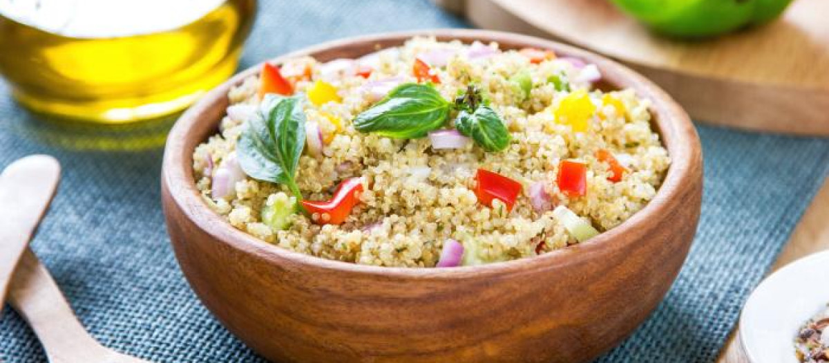 Ensalada de quinoa con verduras