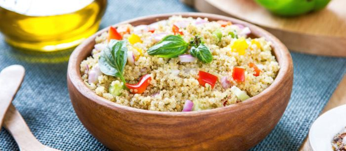 Ensalada de quinoa con verduras