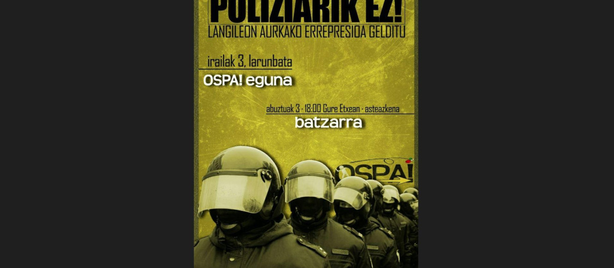 Cartel de la convocatoria