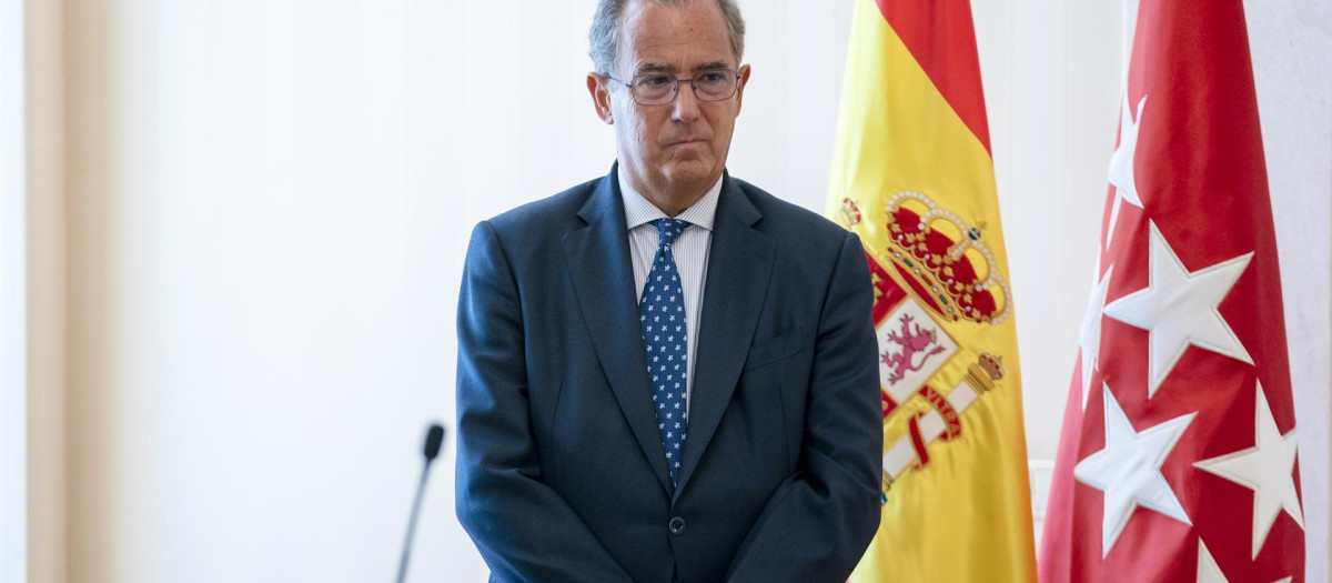 Enrique Ossorio, consejero de Educación de la Comunidad de Madrid.