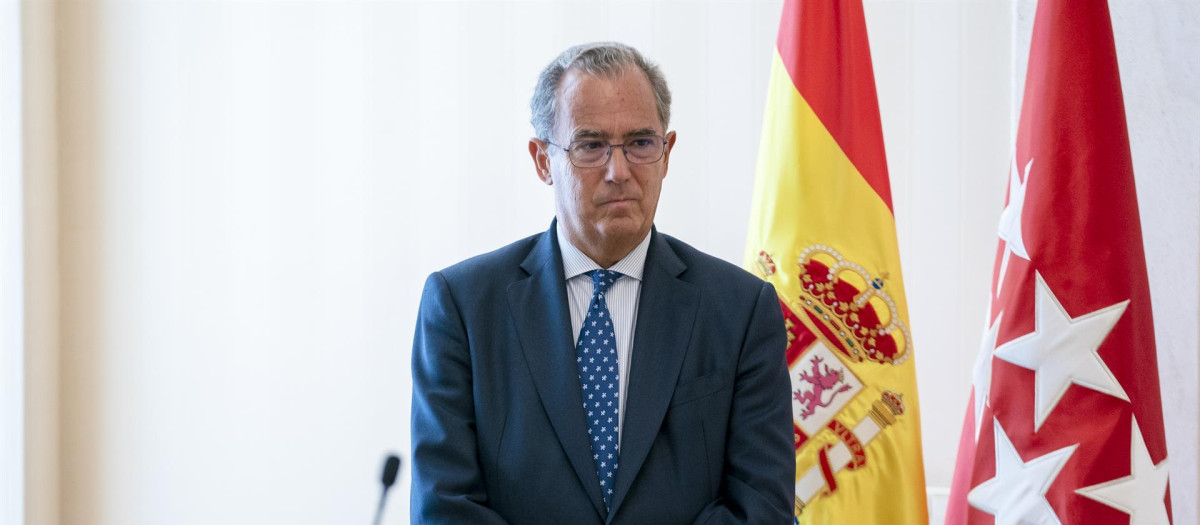 Enrique Ossorio, consejero de Educación de la Comunidad de Madrid.