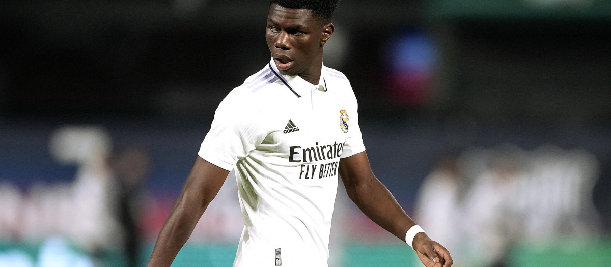 Tchouaméni en sus primeros minutos como jugador del Real Madrid