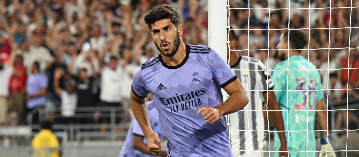Marco Asensio marcó un precioso gol en el último amistoso de la pretemporada, el duelo ante la Juventus