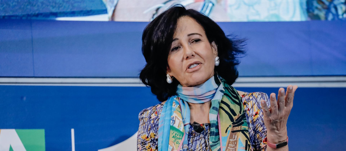 La presidenta del Santander, Ana Botín, está entre las mejor pagadas.