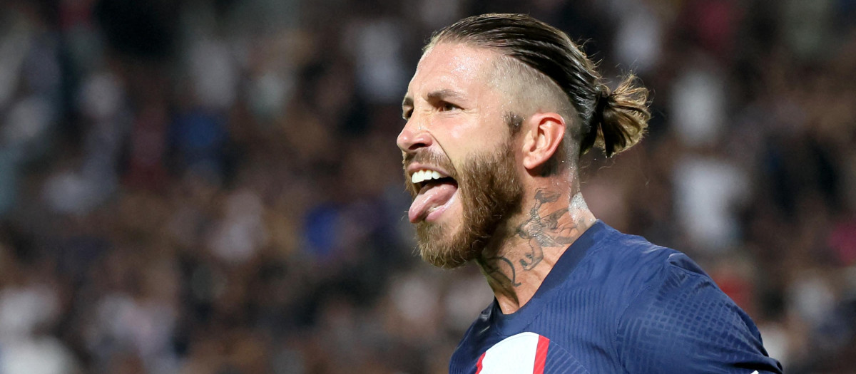 Sergio Ramos, en la Supercopa de Francia disputada este domingo