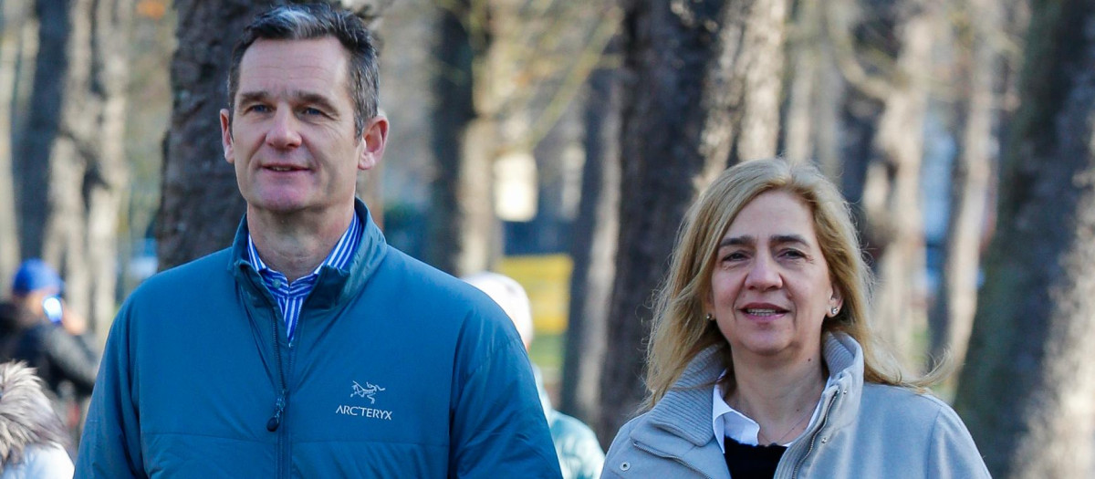 Cristina de Borbón e Iñaki Urdangarin