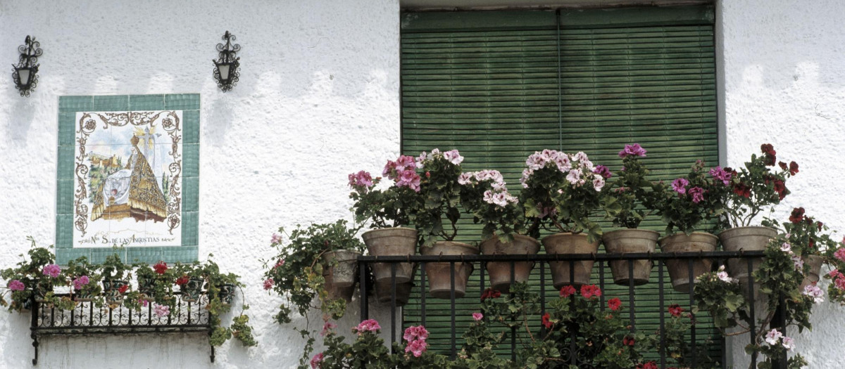 Casa típica del barrio del Albaicín