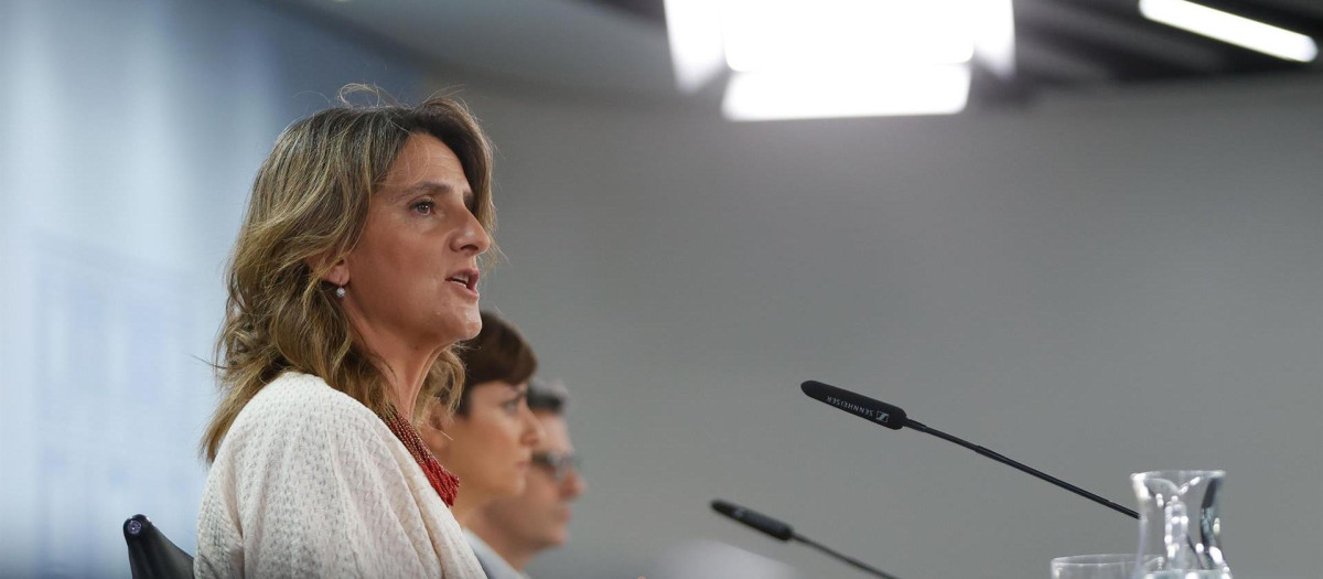 La vicepresidenta tercera y ministra para la Transición Ecológica y el Reto Demográfico, Teresa Ribera