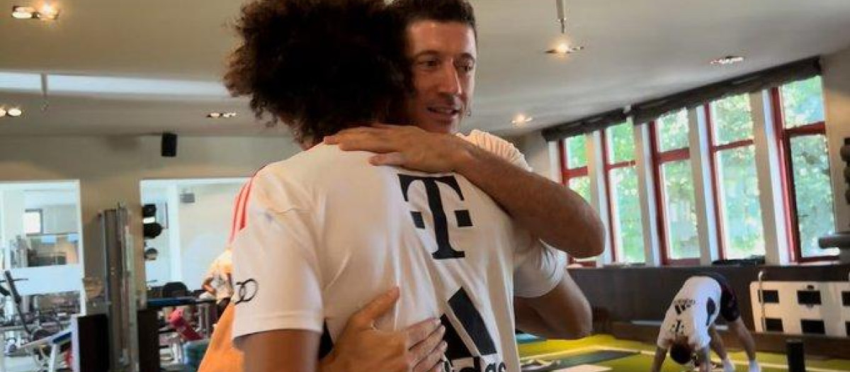 La despedida de Robert Lewandowski de sus excompañeros del Bayern