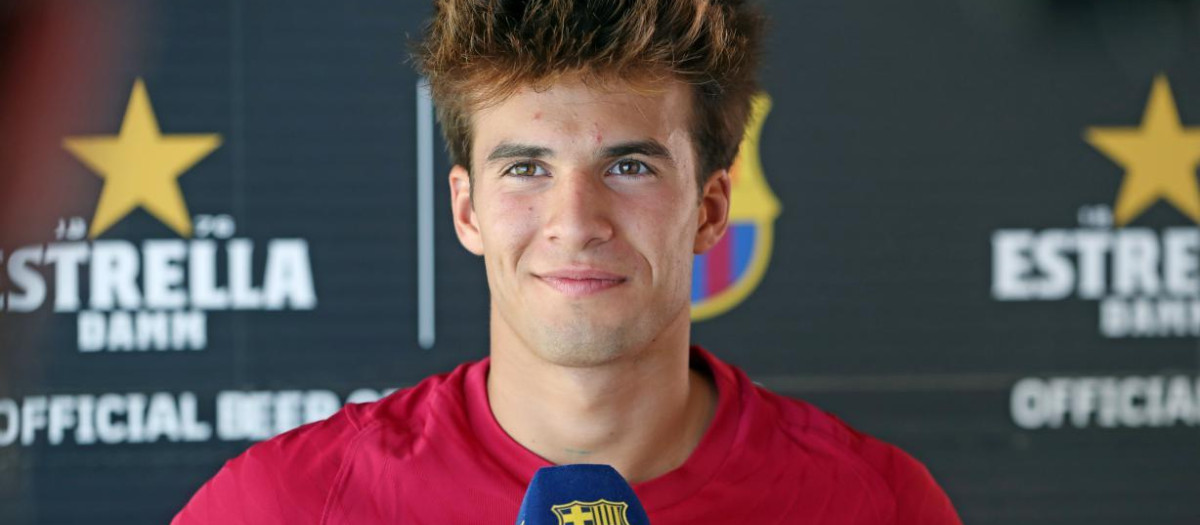 Riqui Puig, durante un acto del FC Barcelona hace unos meses