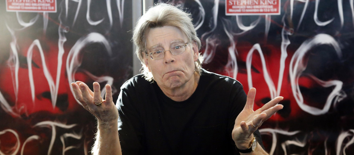 El escritor Stephen King, durante un tour promocional de la novela 'Doctor Sleep'