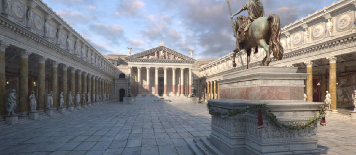 El autobús virtual VRBus permite recorrer la Roma actual pero viéndola como era en los primeros siglos del Imperio Romano