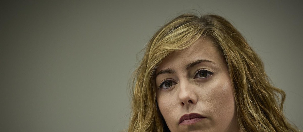 La secretaria de Acción Institucional y coportavoz de Podemos, María Teresa Pérez