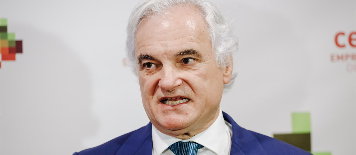 Miguel Garrido es presidente de la Confederación Empresarial de Madrid (CEIM).