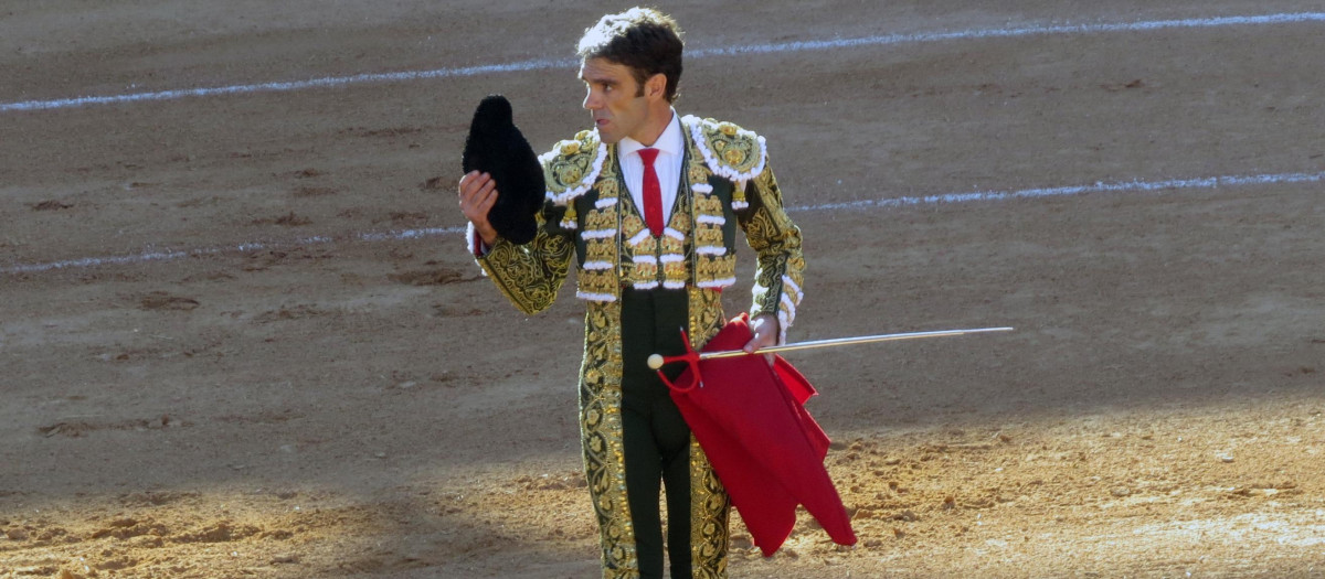 El torero José Tomas durante un festejo taurino