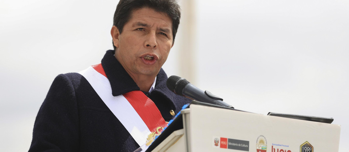 El presidente de Perú, Pedro Castillo