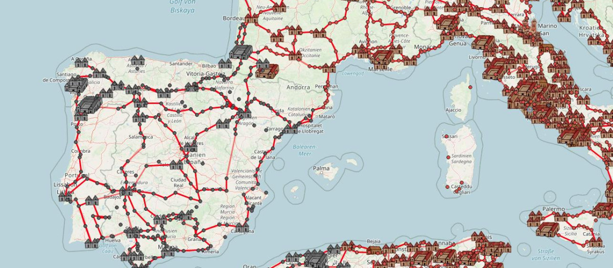 Google Maps Imperio Romano