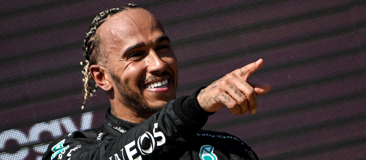 Lewis Hamilton, en el último Gran Premio de Hungría de Fórmula 1