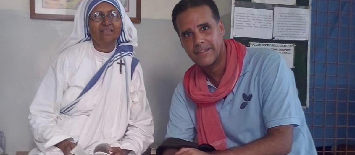 Mario Arroyo en Calcuta