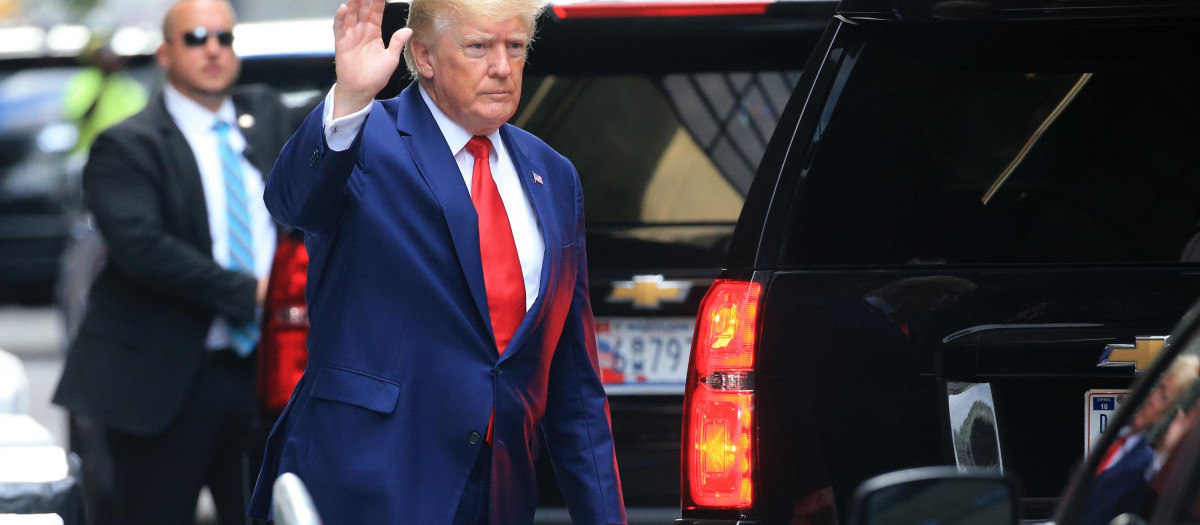 Donald Trump, expresidente de los Estados Unidos, en Nueva York