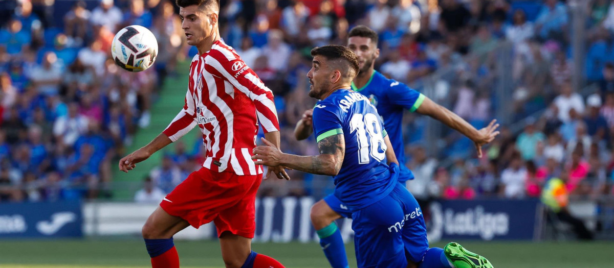 En su regreso a la liga española, doblete goleador de Álvaro Morata